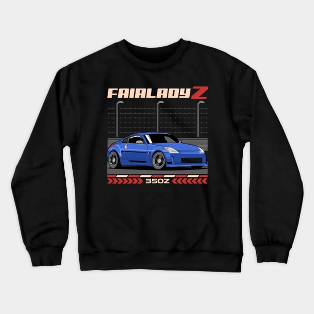 Nissan 350Z JDM Crewneck Sweatshirt by squealtires